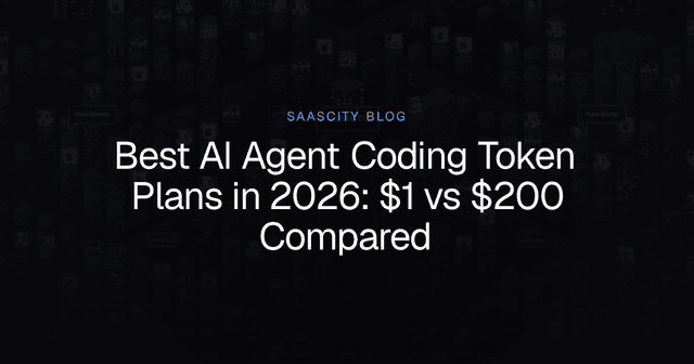 Best AI Agent Coding Token Plans in 2026: $1 vs $200 Compared ...