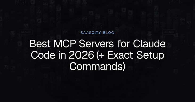 Best MCP Servers for Claude Code in 2026 (+ Exact Setup Commands ...