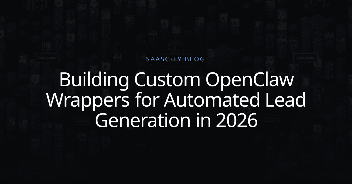 Building Custom OpenClaw Wrappers for Automated Lead Generation in 2026