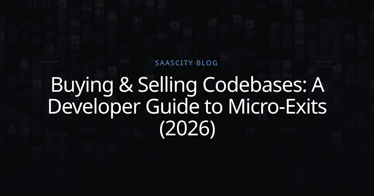Buying & Selling Codebases: A Developer Guide to Micro-Exits (2026)