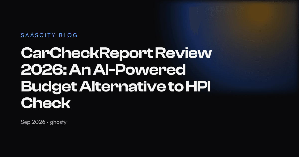 CarCheckReport Review 2026: An AI-Powered Budget Alternative to HPI Check