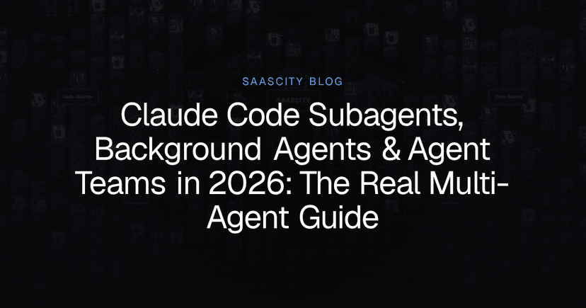 Claude Code Subagents, Background Agents & Agent Teams in 2026: The ...