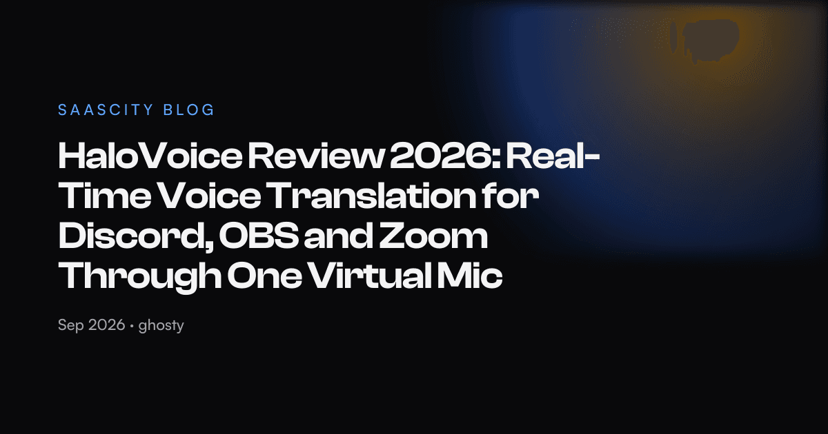 HaloVoice Review 2026: Real-Time Voice Translation for Discord, OBS and Zoom Through One Virtual Mic