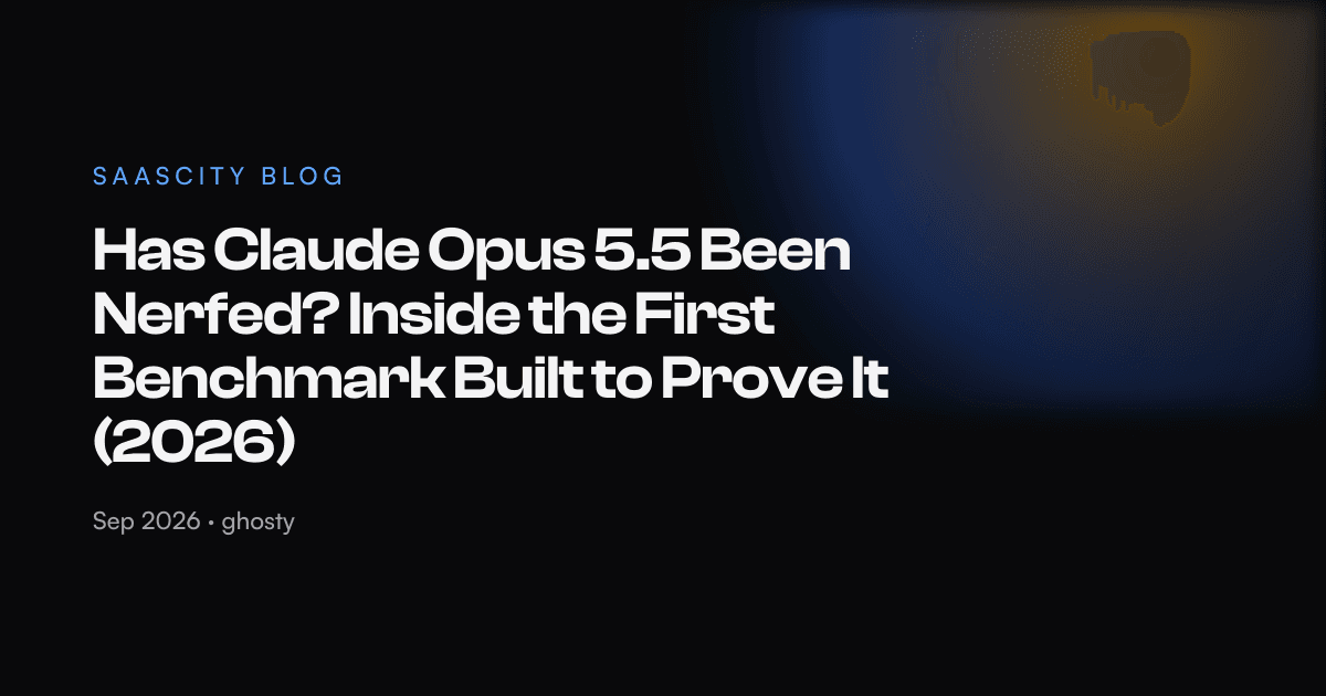 Has Claude Opus 5.5 Been Nerfed? Inside the First Benchmark Built to Prove It (2026)