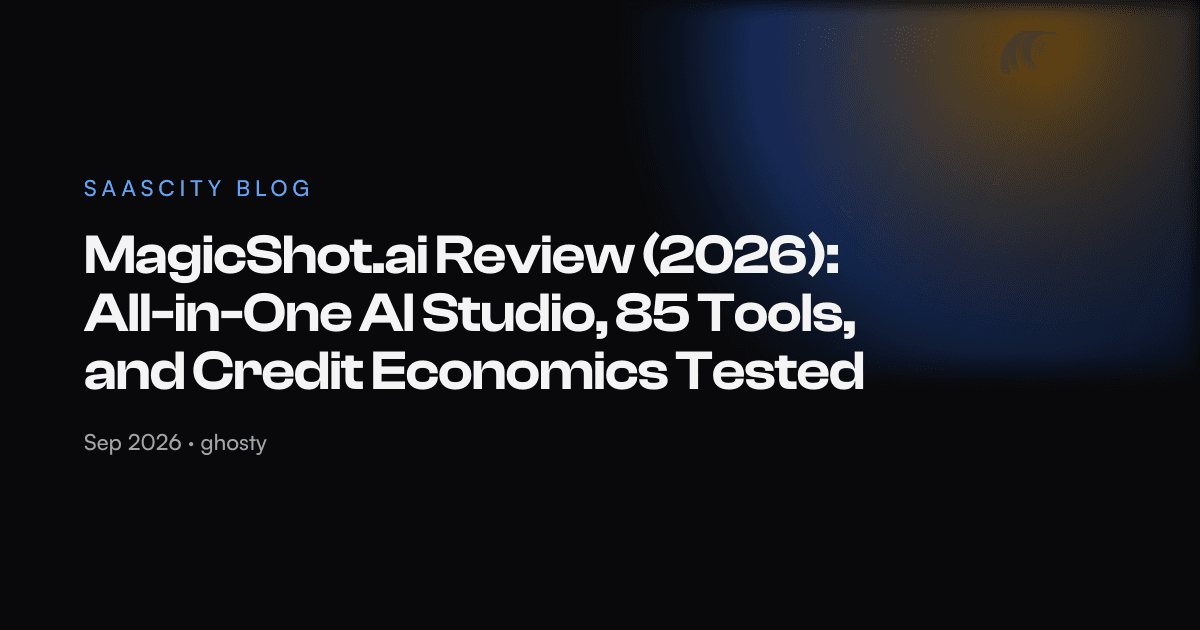 MagicShot.ai Review (2026): All-in-One AI Studio, 85 Tools, and Credit Economics Tested