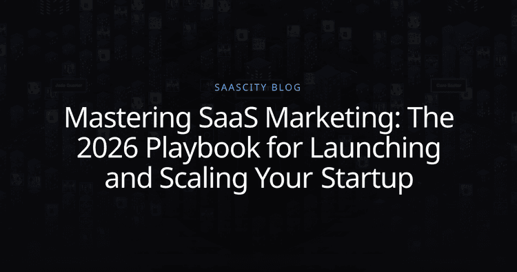 Mastering SaaS Marketing: The 2026 Playbook for Launching and Scaling ...