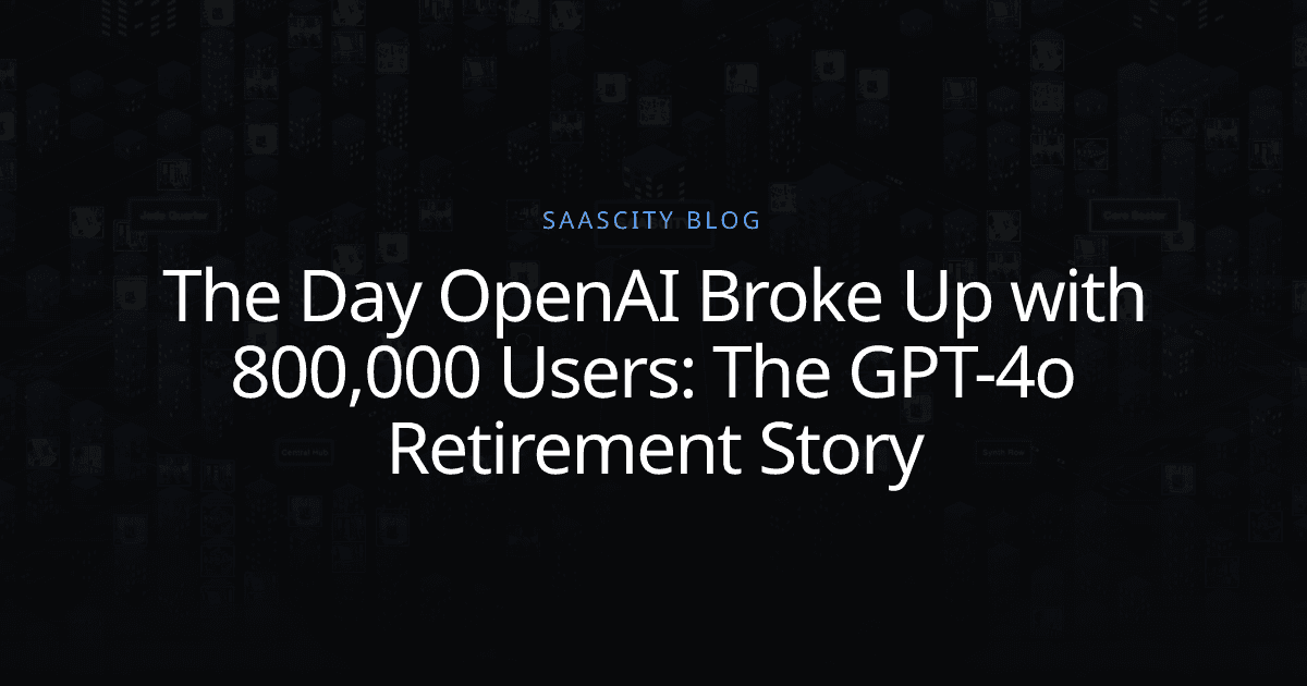 The Day OpenAI Broke Up with 800,000 Users: The GPT-4o Retirement Story