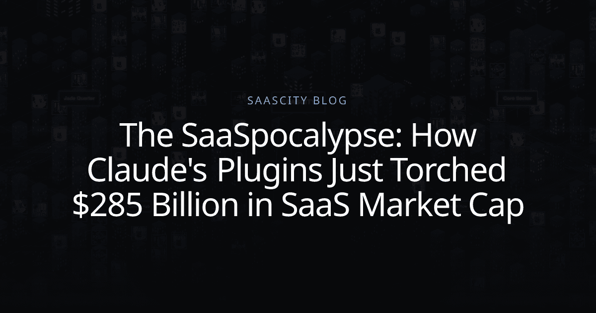 The SaaSpocalypse: How Claude's Plugins Just Torched $285 Billion in SaaS Market Cap