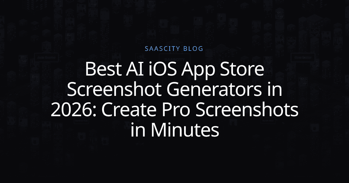 Best AI iOS App Store Screenshot Generators in 2026: Create Pro Screenshots in Minutes