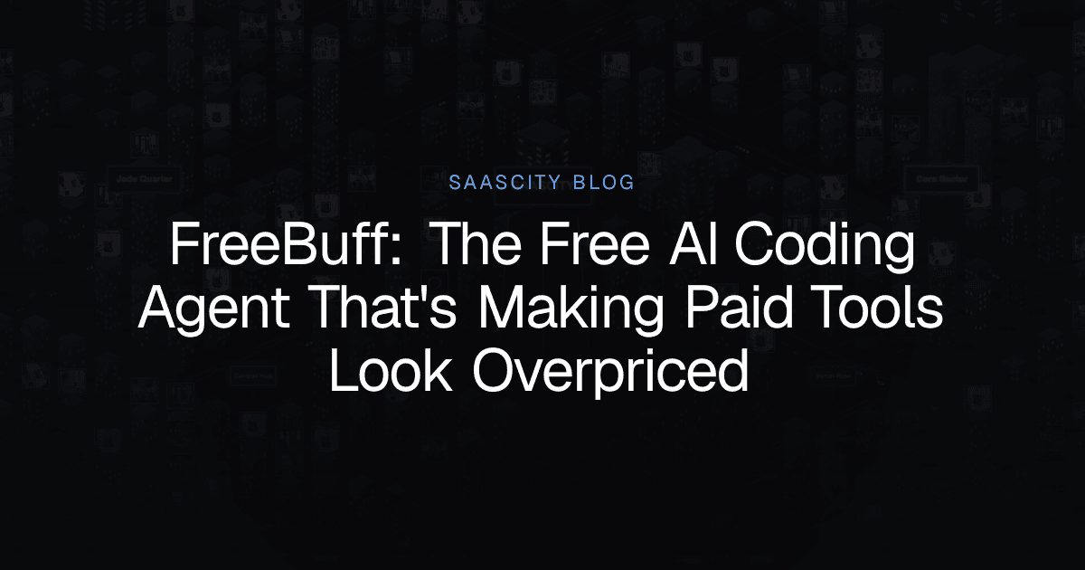 FreeBuff: The Free AI Coding Agent That's Making Paid Tools Look Overpriced