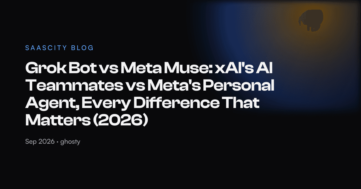 Grok Bot vs Meta Muse: xAI's AI Teammates vs Meta's Personal Agent, Every Difference That Matters (2026)