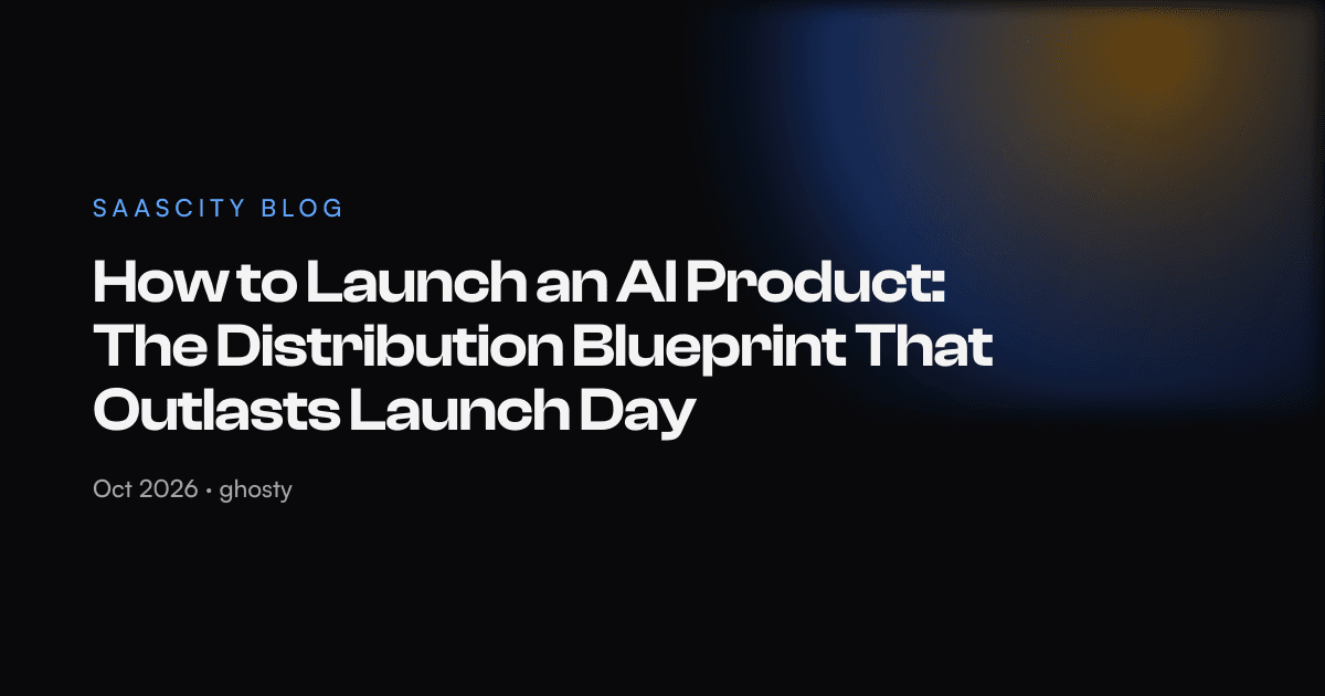 How to Launch an AI Product: The Distribution Blueprint That Outlasts Launch Day