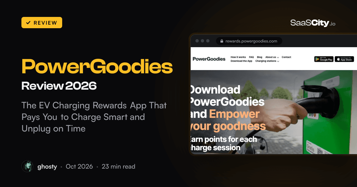 PowerGoodies Review 2026: The EV Charging Rewards App That Pays You to Charge Smart and Unplug on Time
