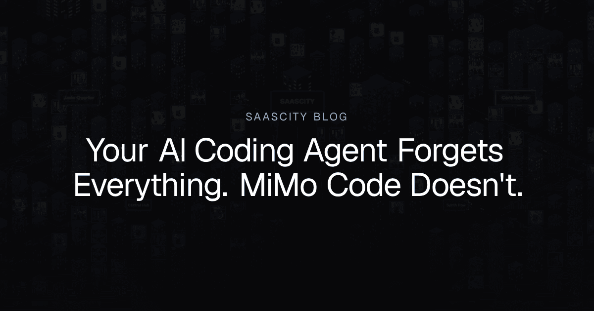 Your AI Coding Agent Forgets Everything. MiMo Code Doesn't.