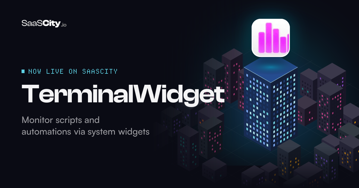 TerminalWidget | Live on SaaSCity