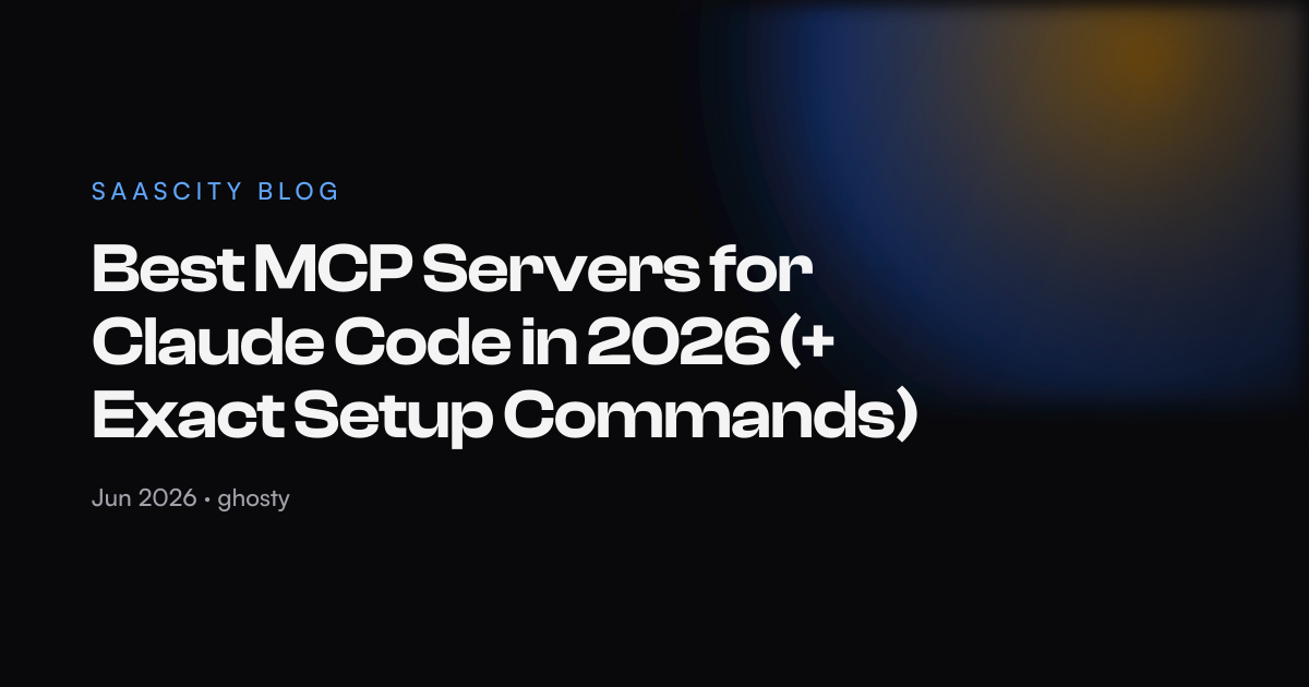 Best MCP Servers for Claude Code in 2026 (+ Exact Setup Commands ...