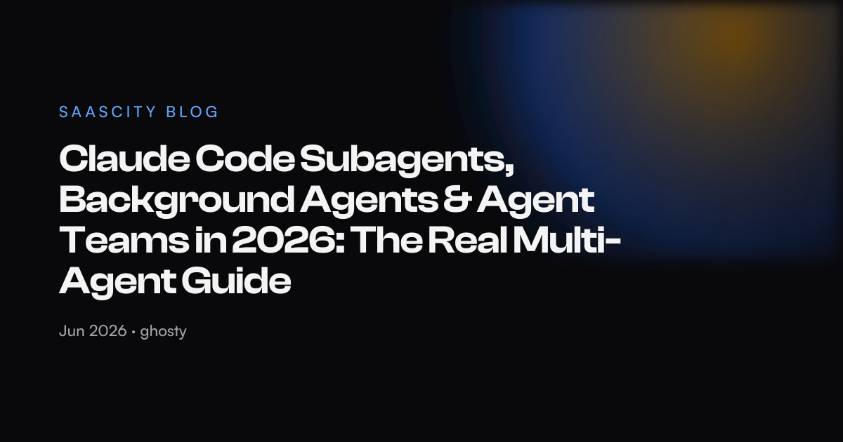 Claude Code Subagents, Background Agents & Agent Teams in 2026: The ...