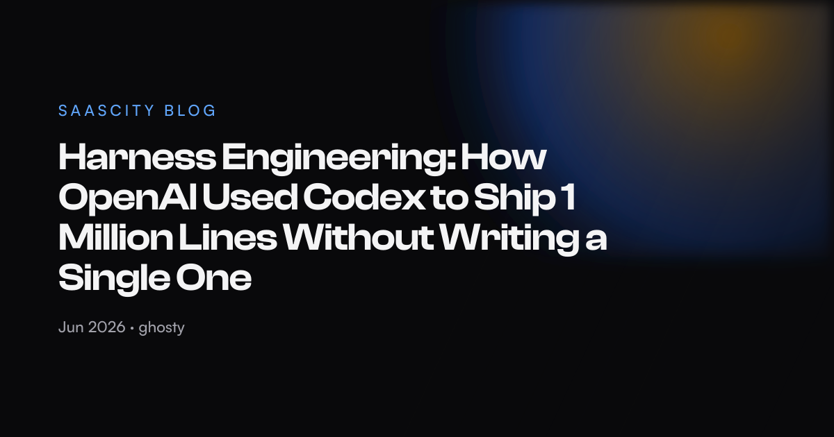 Codex Shipping Harness Engineering: How OpenAI Used Codex to Ship 1 Million Lines ...